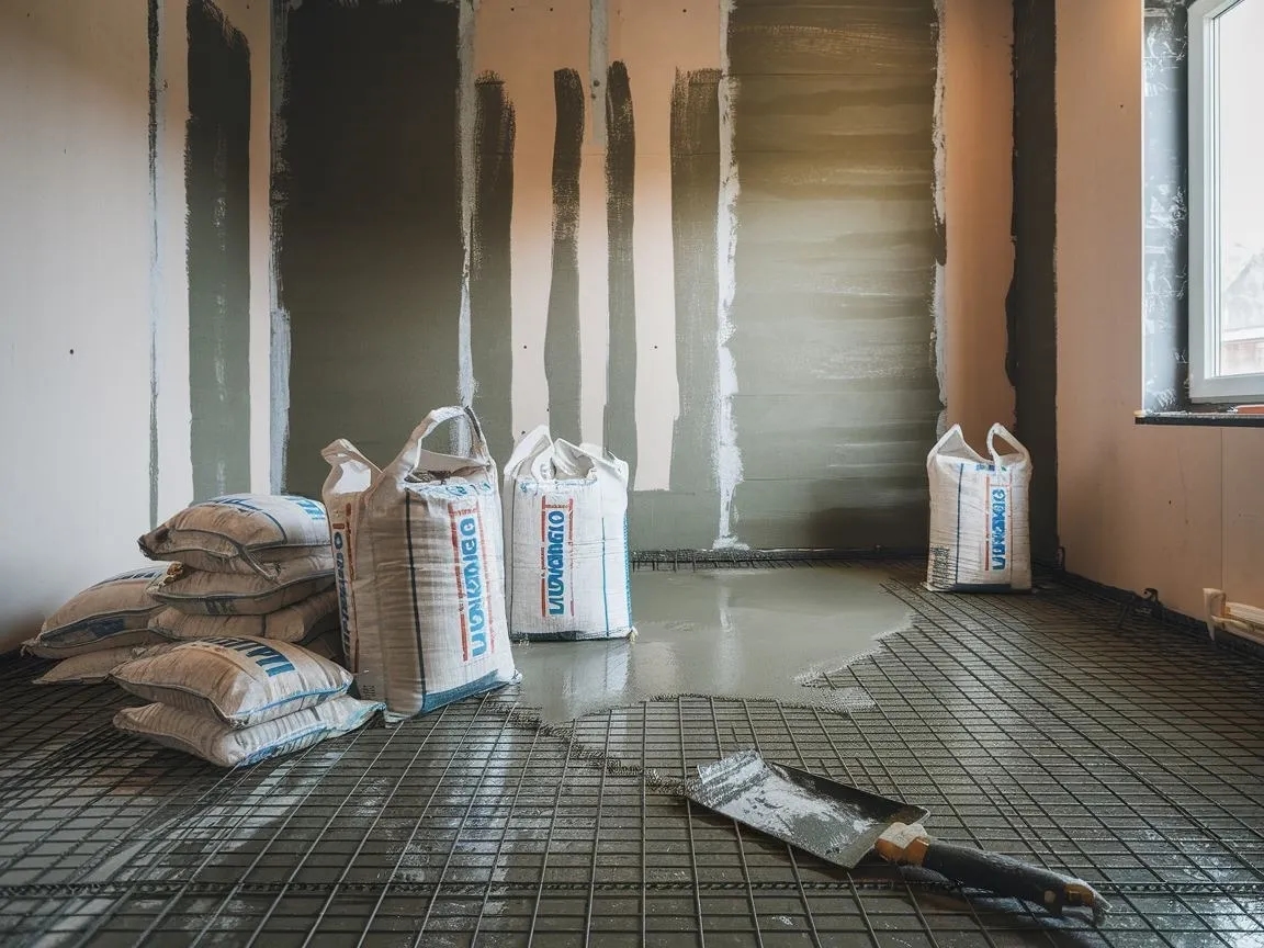 Ile cementu na m2 posadzki? Oblicz dokładne zużycie