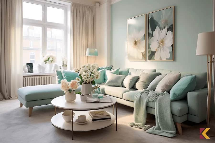 Kolor miętowy ścian z czym łączyć – idealne połączenia i stylizacje wnętrz